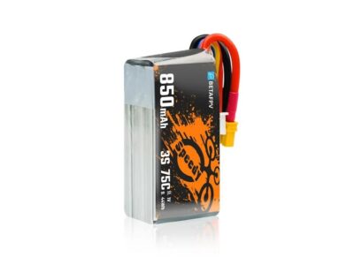 Аккумуляторы BETAFPV 850mAh 3S 75C Lipo Battery XT30 plug (2шт)